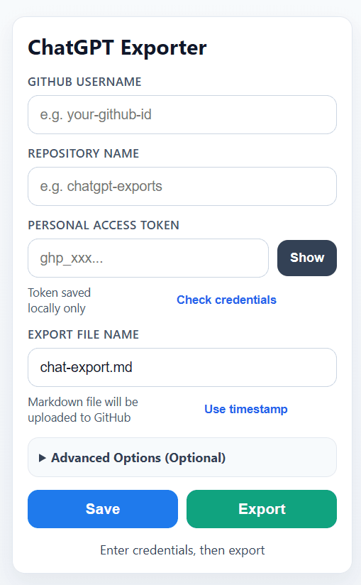 ChatGPT Exporter